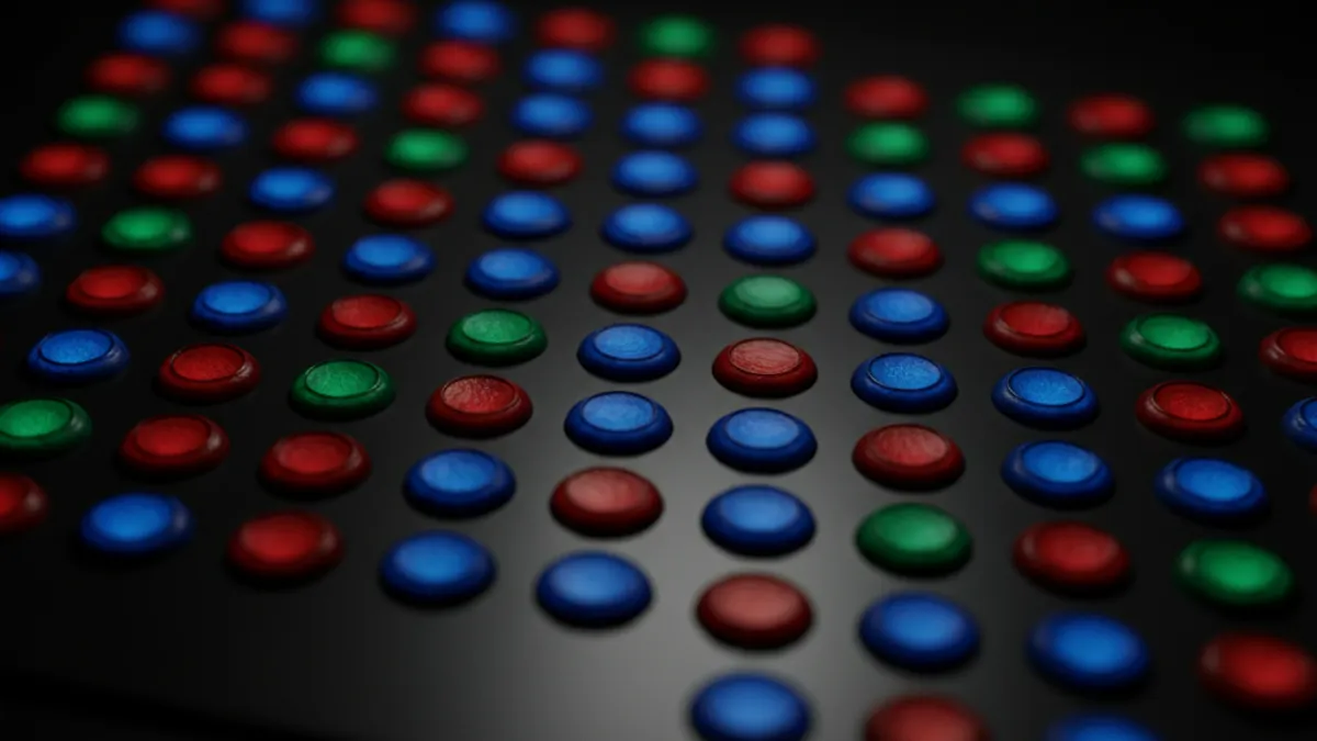 百家樂珠盤路顯示器：紅藍綠小圓圈密集排列的路單記錄面板