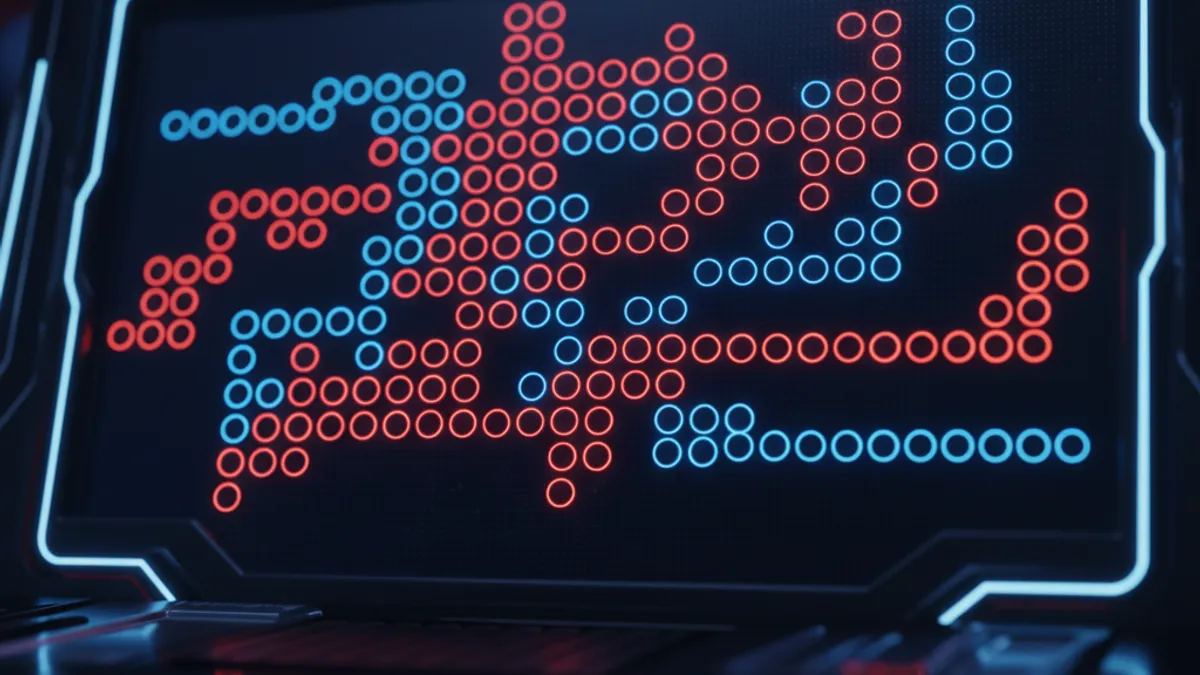 百家樂大眼仔路：紅藍空心圓與實心圓交錯的衍生路單模式