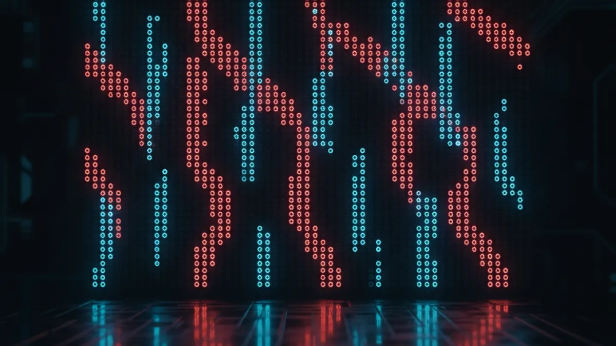 百家樂大路走勢圖：紅藍圓圈交替排列形成莊閒勝負走勢記錄