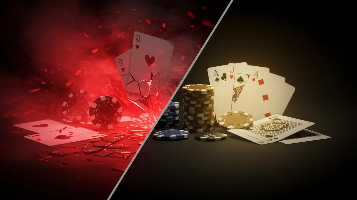 百家樂迷思與事實對比：混亂的失敗面 vs 有序的成功面