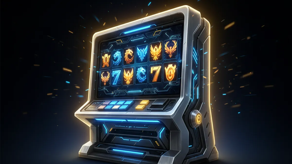 RSG 電子攻略：未來感老虎機搭配 RSG 風格遊戲圖示